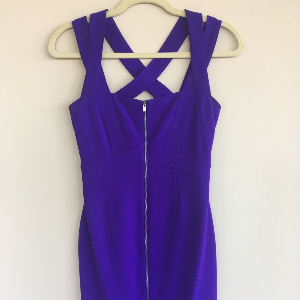DVF Blue ZIP-Front Dress, Worn Once